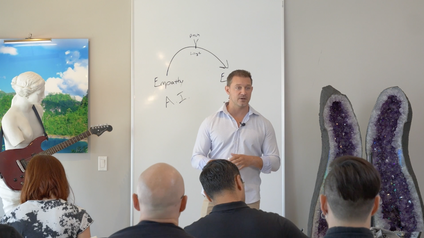 Sean Rakidzich teaching the workshop